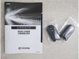 メンテナンスノート付きです。過去の整備記録を確認したり、お車の状況にあった整備をすることに役立ちます。