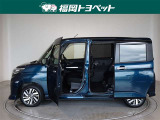 両側パワースライドドア付きだから、狭い駐車スペースなどでの 乗り降りラクラク!小さなお子さまのいるご家庭には嬉しい装備。