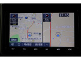 純正9インチSDナビを装備しています。大きな画面で地図も見やすく操作もしやすいです☆ハンズフリー通話や音楽の再生に使えるBluetoothにも対応しています。