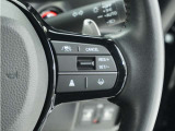 ◆アダプティブクルーズコントロール◆予め設定した車速内でクルマが自動的に加減速。前走車との適切な車間距離を維持しながら追従走行します。【LKAS】車線維持支援システムでステアリング操作を支援。