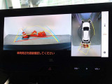 バックガイドモニターを装備しています、車庫入れもラクラクです。パノラミックビューモニターを搭載しています、上からの画像も表示されます。