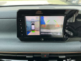 アラウンドビューモニターで車の周辺状況をナビ画面で確認できます☆