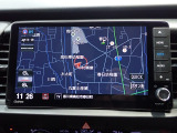 ホンダ純正ナビなのでダッシュボードにスッキリと収まっています。ナビの案内があれば土地勘の無い所でも道に迷わず安心!見知らぬ土地へのドライブも一層楽しくなります!