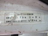 タイミングベルト交換済みのステッカー