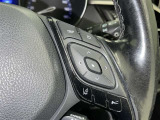 ステアリングスイッチ付き。前方から目を離すことなく操作することが可能です。