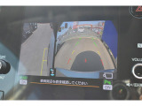 Rレンジ切り替え時バックカメラやサイドカメラ、ボタン操作によりフロントカメラ映像に切り替えることも可能です