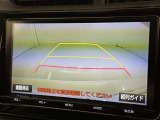 後方の見える安心をお届けするバックガイドモニター付:バックするときのアシストラインもあって楽々バック!車庫入れや縦列駐車をサポートし、苦手な駐車も安心です!今やもう手放せない装備ですネ♪
