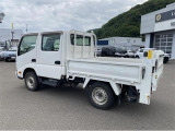 トヨタ トヨエース ダブルキャブロングシングルジャストロー垂直式パワーゲート付 0.75t積載 オートマ車 4WD/パワステ パワーウィンド エアコン 荷台床板
