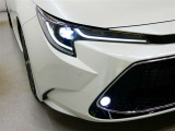 LEDヘッドライトです。デザイン性がよくとても明るいので、夜間の走行や悪天候でも安心です。しかも長寿命!