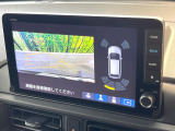 【マルチビューカメラシステム】専用のカメラにより、上から見下ろしたような視点で360度クルマの周囲を確認することができます☆縦列駐車や幅寄せ時に活躍してくれます♪