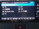 Bluetoothオーディオ、フルセグTVなどご利用いただけます。