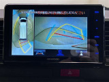 バックガイドモニターで、後方を確認しながら安心して駐車することができます。運転初心者も熟練者も必須の機能ですよ!
