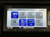 【オーディオ機能】ナビに一体のオーディオは、ワンセグTVの他にDVD/CDプレーヤーを装備♪もちろんFM/AMラジオもお聞きいただけますよ♪