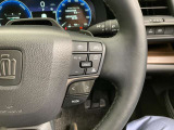 前方の車との車間を設定し、スピードを上げたり緩めたりを自動で行ってくれる追尾式の「レーダークルーズ」。上級装備の一つです!高級車にしかつかない嬉しい機能です。