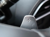 ステアリングパドルシフト『クイックなシフト操作が可能!レスポンスが高く、運転者様のギア変則にしっかりとついてきてくれます!ジャガーと一体となれる装備です。』
