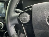 ステアリングスイッチ装備!運転しながら手元でオーディオの操作などができます。