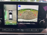 上から丸見えアラウンドビュー!車を真上から見下ろした様な映像を映し出すアラウンドビューモニター。これで車庫入れもラクラク。