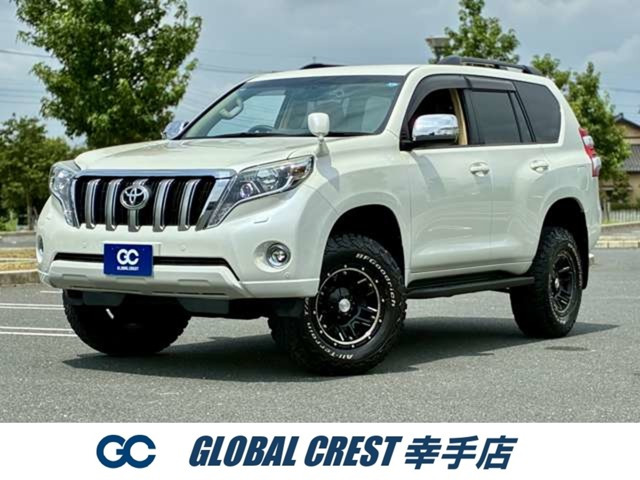 ランドクルーザープラド 2.7 TX Lパッケージ 4WD 1年保証付 修復歴無 記録簿 本革シート