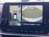 アラウンドビューモニターです!上空から貴方のお車をモニタニングしている様に車両の周りの安全確認が出来ます!