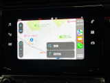 ●Apple Car Play:スマホとの有線接続で、ナビ・オーディオ再生などスマホのアプリ機能が画面でも使える便利機能です!