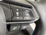 【クルーズコントロール】高速道路もラクラク走行。アクセルを離しても一定速度で走行ができ、長距離運転時の負担を軽減!加速・減速も簡単なスイッチ操作で調整できます。