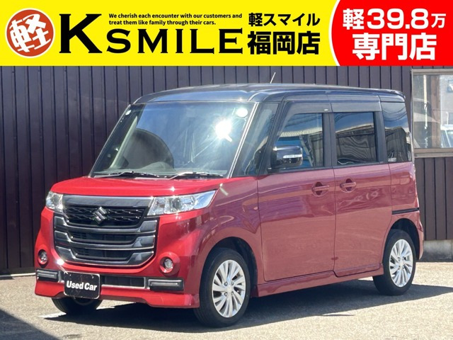 スペーシアカスタム Z 禁煙車 社外ナビ Bluetooth CD DVD