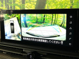 【アラウンドビューモニター】専用のカメラにより、上から見下ろしたような視点で360度クルマの周囲を確認することができます☆死角部分も確認しやすく、狭い場所での切り返しや駐車もスムーズに行えます。