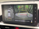 【パノラミックビューモニター】専用のカメラにより、上から見下ろしたような視点で360度クルマの周囲を確認することができます☆死角部分も確認しやすく、狭い場所での切り返しや駐車もスムーズに行えます。
