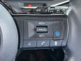 プロパイロット搭載車です。高速道路や自動車専用道路での運転サポート機能です。長距離ドライブ時に重宝します。