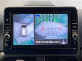 【アラウンドビューモニター】専用のカメラにより、上から見下ろしたような視点で360度クルマの周囲を確認することができます☆死角部分も確認しやすく、狭い場所での切り返しや駐車もスムーズに行えます。