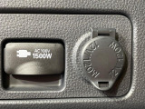 【1500Wアクセサリーコンセント】消費電力1500Wまでの家電が使えます。キャンプやスポーツ・アウトドアでのアクティビティはもちろん、災害・停電の際に大活躍♪