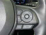 ステアリングスイッチ付き。前方から目を離すことなく操作することが可能です。