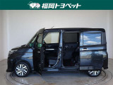 両側パワースライドドア付きだから、狭い駐車スペースなどでの 乗り降りラクラク!小さなお子さまのいるご家庭には嬉しい装備。