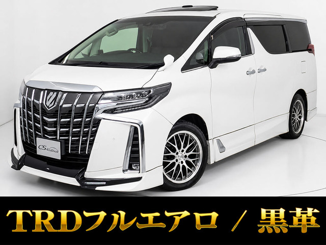 アルファード 2.5 S Cパッケージ TRDフルエアロ4本マフラー サンルーフ黒革