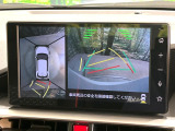 【パノラミックビューモニター】専用のカメラにより、上から見下ろしたような視点で360度クルマの周囲を確認することができます☆死角部分も確認しやすく、狭い場所での切り返しや駐車もスムーズに行えます。