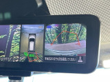 【アラウンドビューモニター】専用のカメラにより、上から見下ろしたような視点で360度クルマの周囲を確認することができます☆死角部分も確認しやすく、狭い場所での切り返しや駐車もスムーズに行えます。