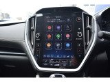 ナビを始め、車両やエアコンの設定、SUBARU STARLINK、ラジオやテレビなどさまざまな機能を内蔵している11.6インチセンターインフォメーションディスプレイ&インフォテインメントシステム