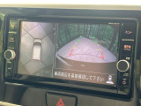 【アラウンドビューモニター】専用のカメラにより、上から見下ろしたような視点で360度クルマの周囲を確認することができます☆死角部分も確認しやすく、狭い場所での切り返しや駐車もスムーズに行えます。
