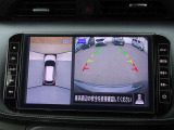 【アラウンドビューモニター】空から見下ろしているような視点で周囲を確認できます。スムースな駐車をサポートします♪