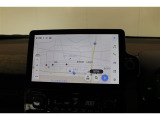 メーカー装着ナビ。操作がわかりやすくらくらくに目的地設定できます。内装デザインにマッチしてます。