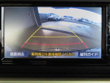 バックガイドモニターで、後方を確認しながら安心して駐車することができます。運転初心者も熟練者も必須の機能ですよ!