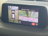 【360&deg;ビューモニター】専用のカメラにより、上から見下ろしたような視点で360度クルマの周囲を確認することができます☆死角部分も確認しやすく、狭い場所での切り返しや駐車もスムーズに行えます。