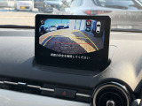 バックカメラで車庫入れをサポートします!