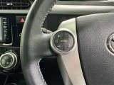 ステアリングスイッチ装備!運転しながら手元でオーディオの操作などができます。