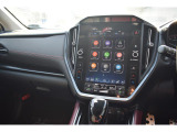ナビを始め、車両やエアコンの設定、SUBARU STARLINK、ラジオやテレビなどさまざまな機能を内蔵している11.6インチセンターインフォメーションディスプレイ&インフォテインメントシステム