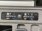 【シートヒーター&ベンチレーション】夏場は涼しい風でお尻や背中の熱やムレを防ぎ、冬はエアコンよりも早く温まってポカポカに!季節を問わず快適に過ごせます。