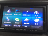 フルセグTV搭載。Bluetooth・DVD・CD再生、SDカード、等、各種メディアに対応しています。