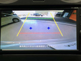 バックカメラが装着されています。ガイド機能付きなので後方の距離もつかみやすくなっています