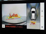 バックガイドモニターを装備しています、車庫入れもラクラクです。パノラミックビューモニターを搭載しています、上からの画像も表示されます。