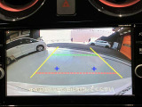 バックカメラが装着されています。ガイド機能付きなので後方の距離もつかみやすくなっています